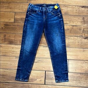 Silver jeans suki skinny crop